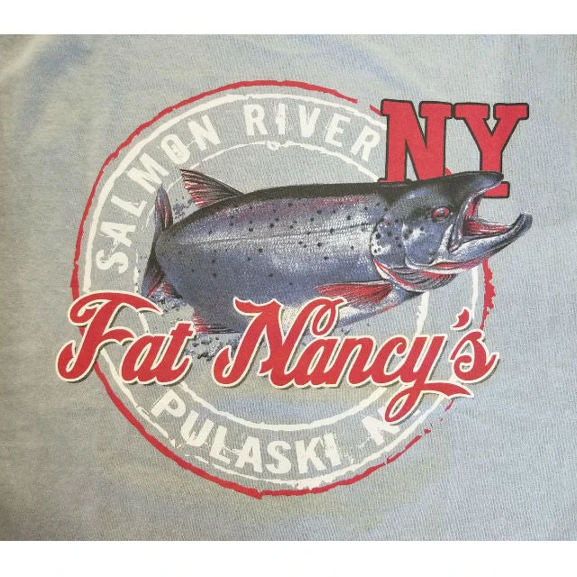 Fat Nancy's Tackle Shop Fat Nancy's Salmon River NY T-Shirt