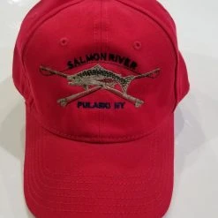 Fat Nancy's Tackle Shop Salmon River Crossed Rods Hat Apparel