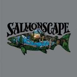 Fat Nancy's Tackle Shop Salmonscape T-Shirt
