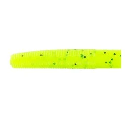Plastic Bait Gary Yamamoto 5" Chartreuse Black Flake Yamasenko