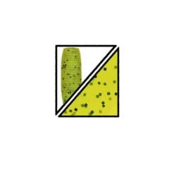 Plastic Bait Gary Yamamoto 5" Chartreuse Black Flake Yamasenko