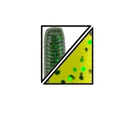 Plastic Bait Gary Yamamoto 5" Watermelon W/Lg Green Flake Yamasenko