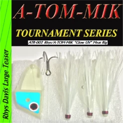 A-TOM-MIK ATR-002 Rhys/A-TOM-MIK “Glow UV” Meat Rig Lures