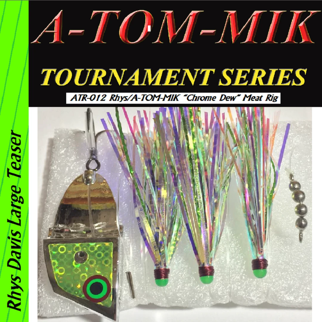 Lures A-TOM-MIK ATR-012 Rhys/A-TOM-MIK Chrome Mtn. Dew Meat Rig