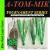 A-TOM-MIK King/Sweet Pea Chrome Meat Rig Lures