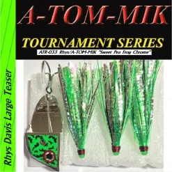 A-TOM-MIK King/Sweet Pea Chrome Meat Rig Lures