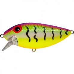 Lures Brad's ThinFish Chartreuse-Purple Tiger