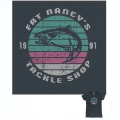 Apparel Fat Nancy's Tackle Shop Ladies T-Shirt