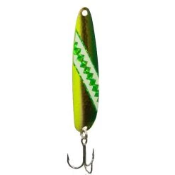 Michigan Stinger Spoon Green Dolphin Gold Lures