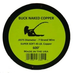 Fat Nancy's Tackle Shop Buck Naked Copper Wire Line