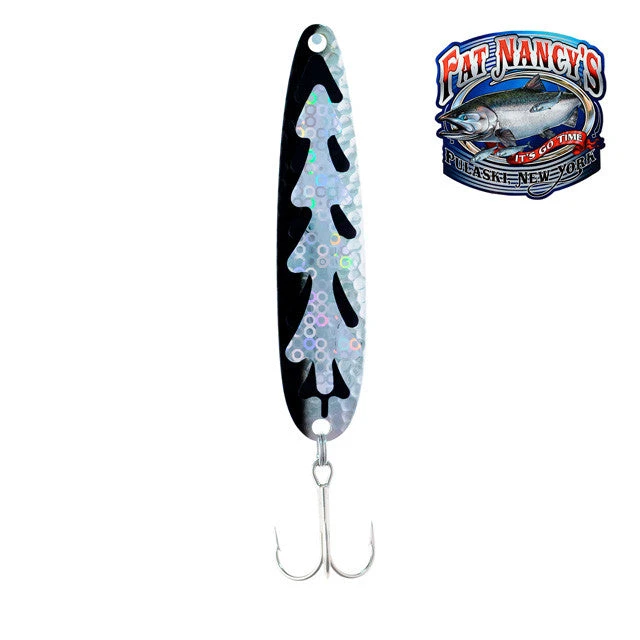 Michigan Stinger Spoon Black Bubble Lures