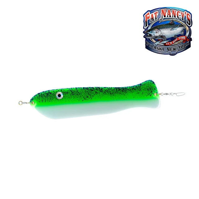 O'Ki Tackle Kingfisher II - Magna Glow Green Gator Lures