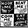 Fat Nancy's Tackle Shop HOOK ME, BEAT ME T-Shirt Apparel