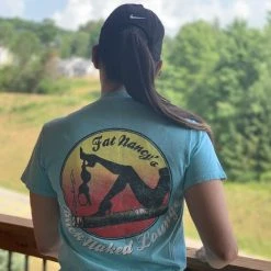 Fat Nancy's Tackle Shop Fat Nancy's Buck Naked Lounge Cigar T-Shirt Apparel