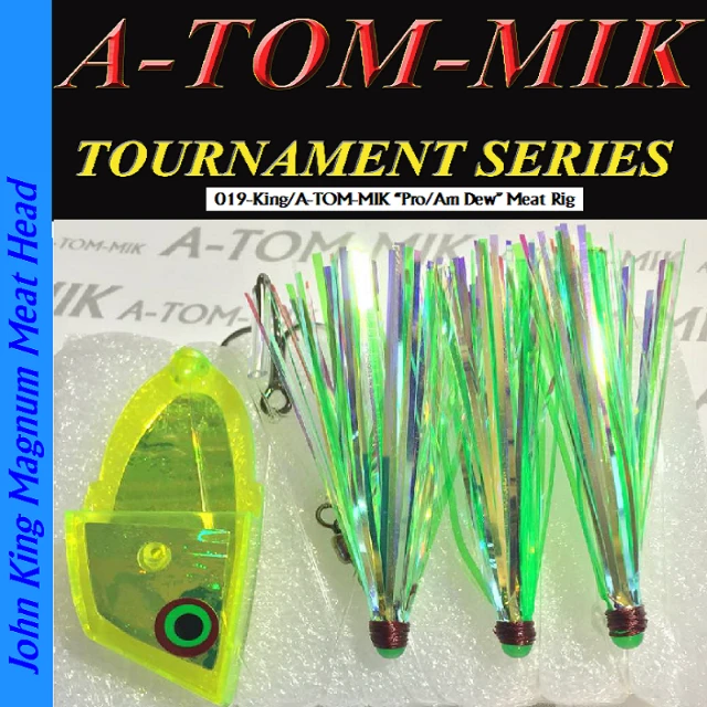 A-TOM-MIK 019-King/A-TOM-MIK “Pro/Am Dew” Meat Rig Lures
