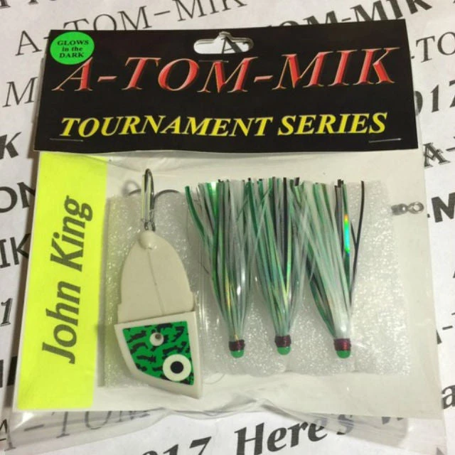 A-TOM-MIK 002-King/A-TOM-MIK “Froggy Glow” Meat Rig Lures