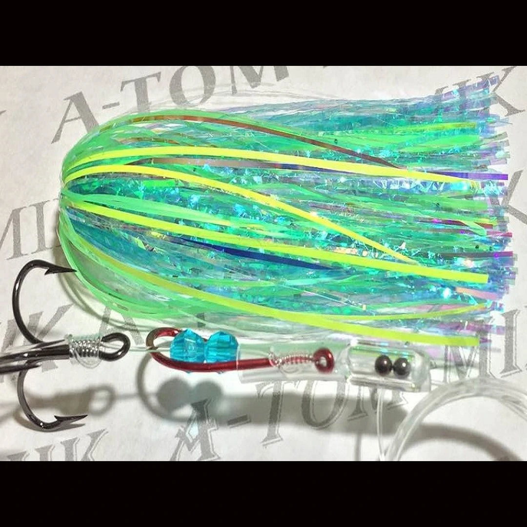 A-TOM-MIK Tournament Live Series Trolling Flies L215 Hammer Live Lime Lures