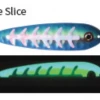 Moonshine Lures Half Moon Spoon Blue Slice
