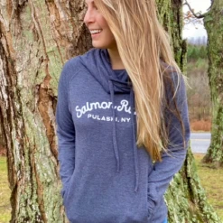 Fat Nancy's Tackle Shop Ladies Salmon River Turtleneck