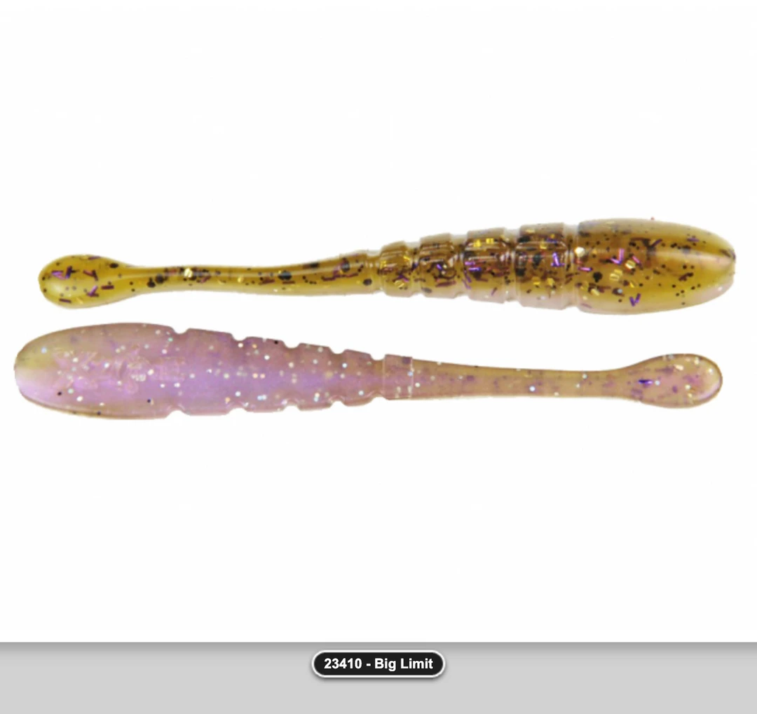 Plastic Bait X Zone Pro Series Finesse Slammer - 3.25" (10 Pack)