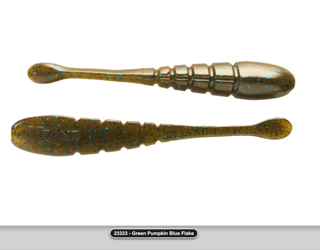 Plastic Bait X Zone Pro Series Finesse Slammer - 3.25" (10 Pack)