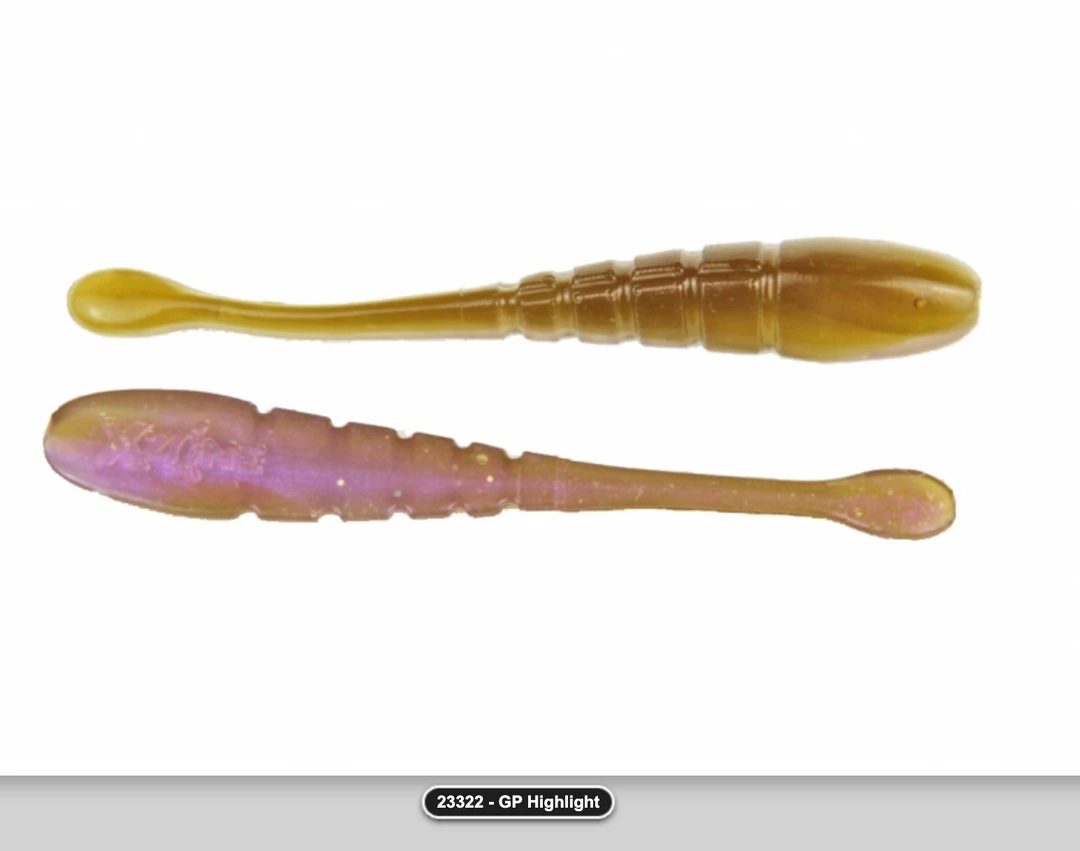 Plastic Bait X Zone Pro Series Finesse Slammer - 3.25" (10 Pack)