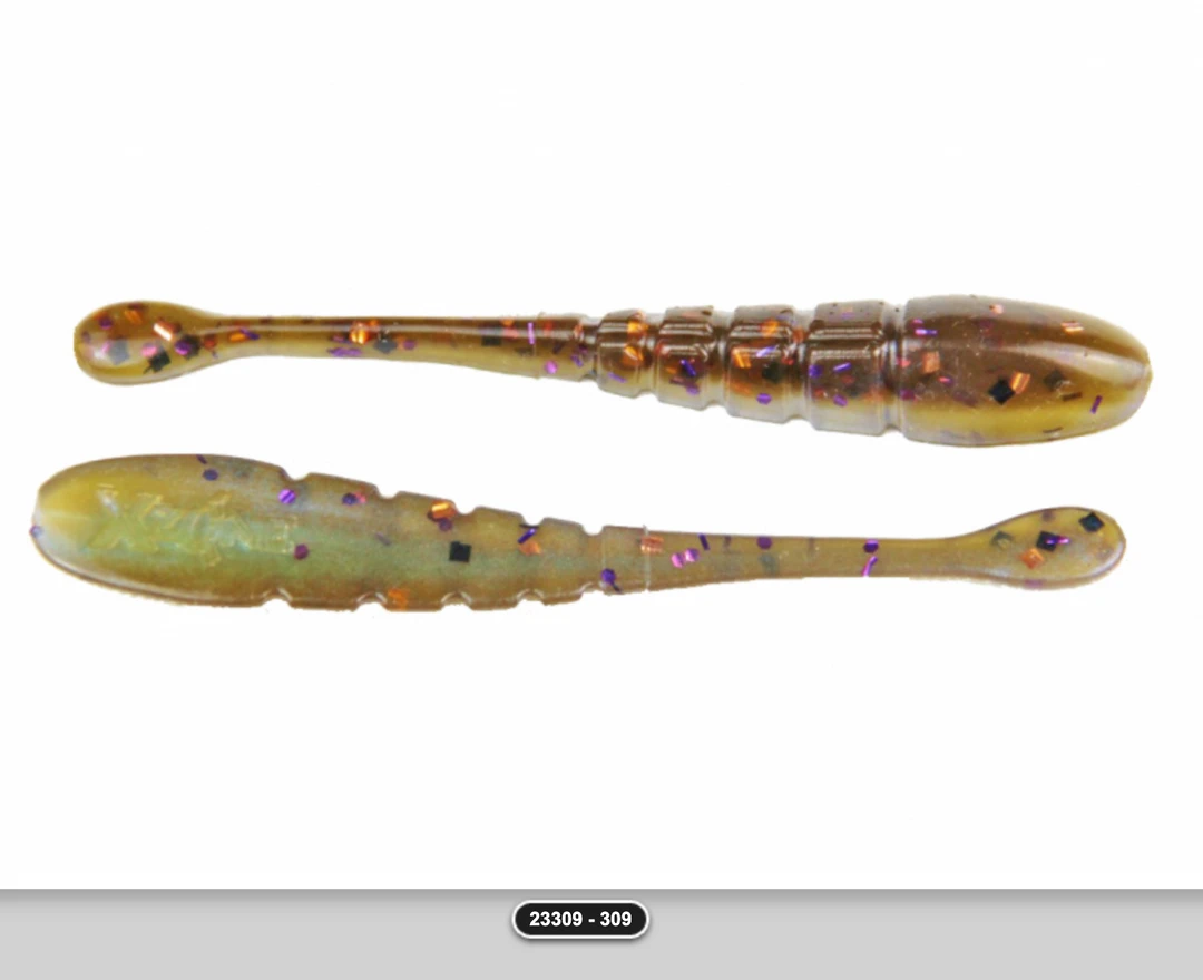 Plastic Bait X Zone Pro Series Finesse Slammer - 3.25" (10 Pack)