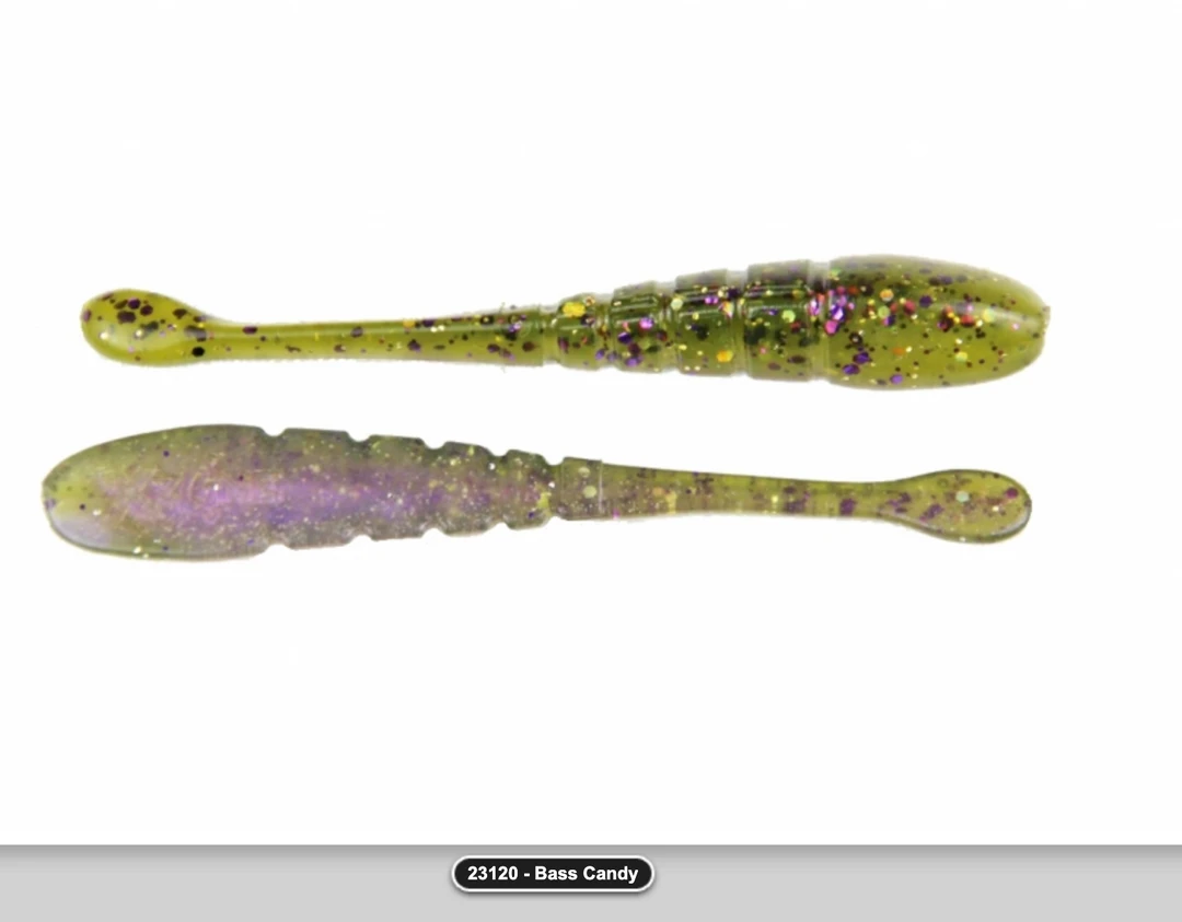 Plastic Bait X Zone Pro Series Finesse Slammer - 3.25" (10 Pack)