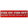 Fat Nancy's Tackle Shop Decals Fish On! Fish Off!