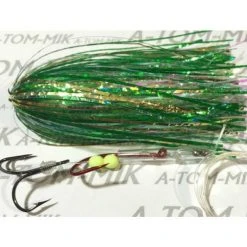 Lures A-TOM-MIK Tournament Series Trolling Flies T061 Green/Gold (2006)