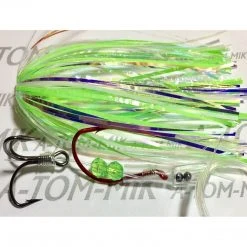 A-TOM-MIK Tournament Series Trolling Flies T186 UV Green Glow