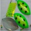 Lures Hammerhead Spinners Green Frog Silver Cup