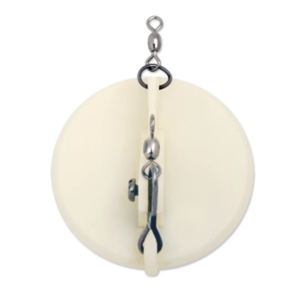 Trolling Gear Luhr Jensen Dipsy Diver Everglo/White Bottom