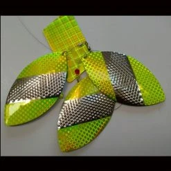 Lures Hammerhead Spinners Chartreuse Green Glow Cup