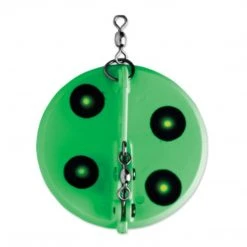 Luhr Jensen Dipsy Diver Flo Green/Chart UV/Chrome Bottom Trolling Gear