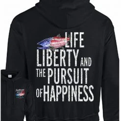Fat Nancy's Tackle Shop Fat Nancy's Life Liberty Happiness Hoodie