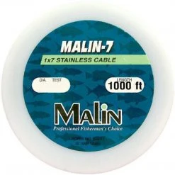 MALIN 7-STRAND STAINLESS STEEL WIRE 1000FT BRITE Fishing Line