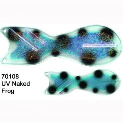 Dreamweaver Spin Doctor Flasher Naked Frog Lures